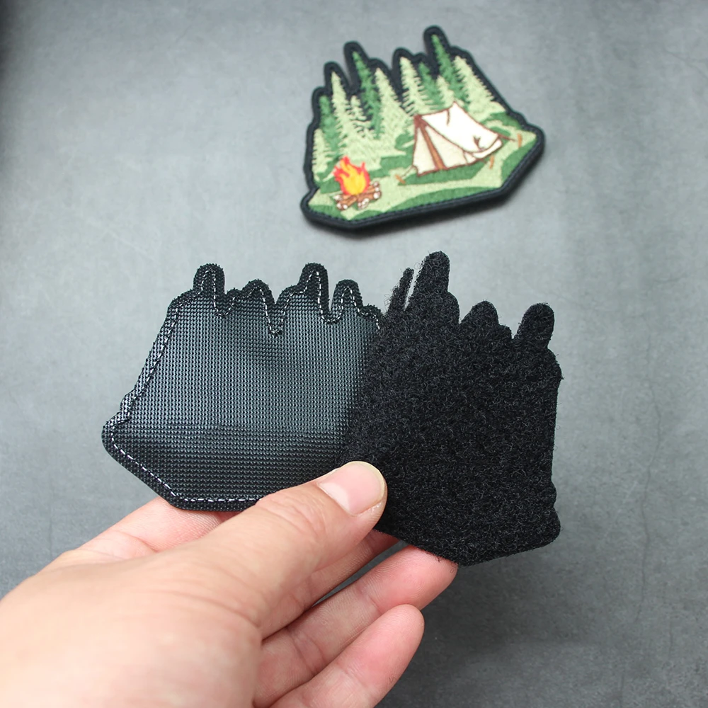 Parche bordado táctico selva para mochila, tienda y brazalete - imagen 5