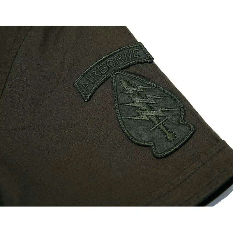 Camisa militar algodón puro – Manga corta verano gran tamaño - imagen 5