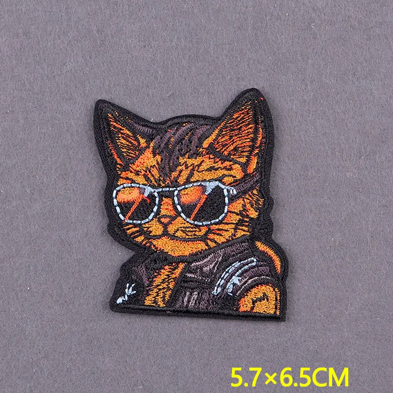 Parche bordado termoadhesivo punk animales para equipamiento táctico - imagen 5