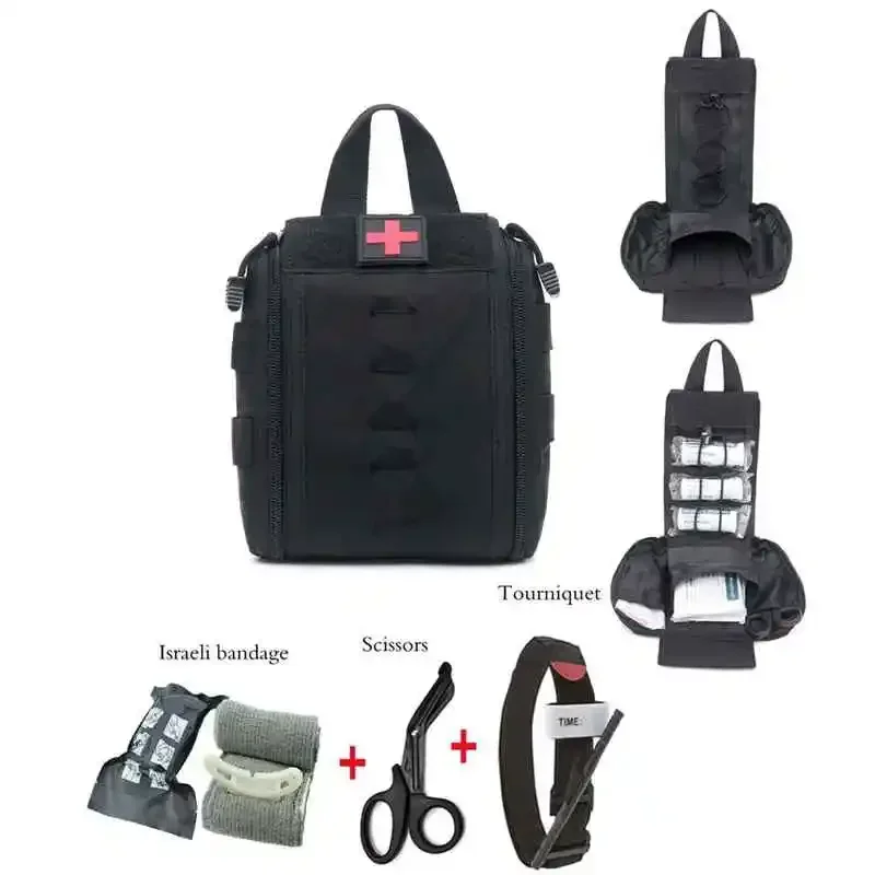 Bolsa médica táctica IFAK MOLLE – Botiquín primeros auxilios outdoor
