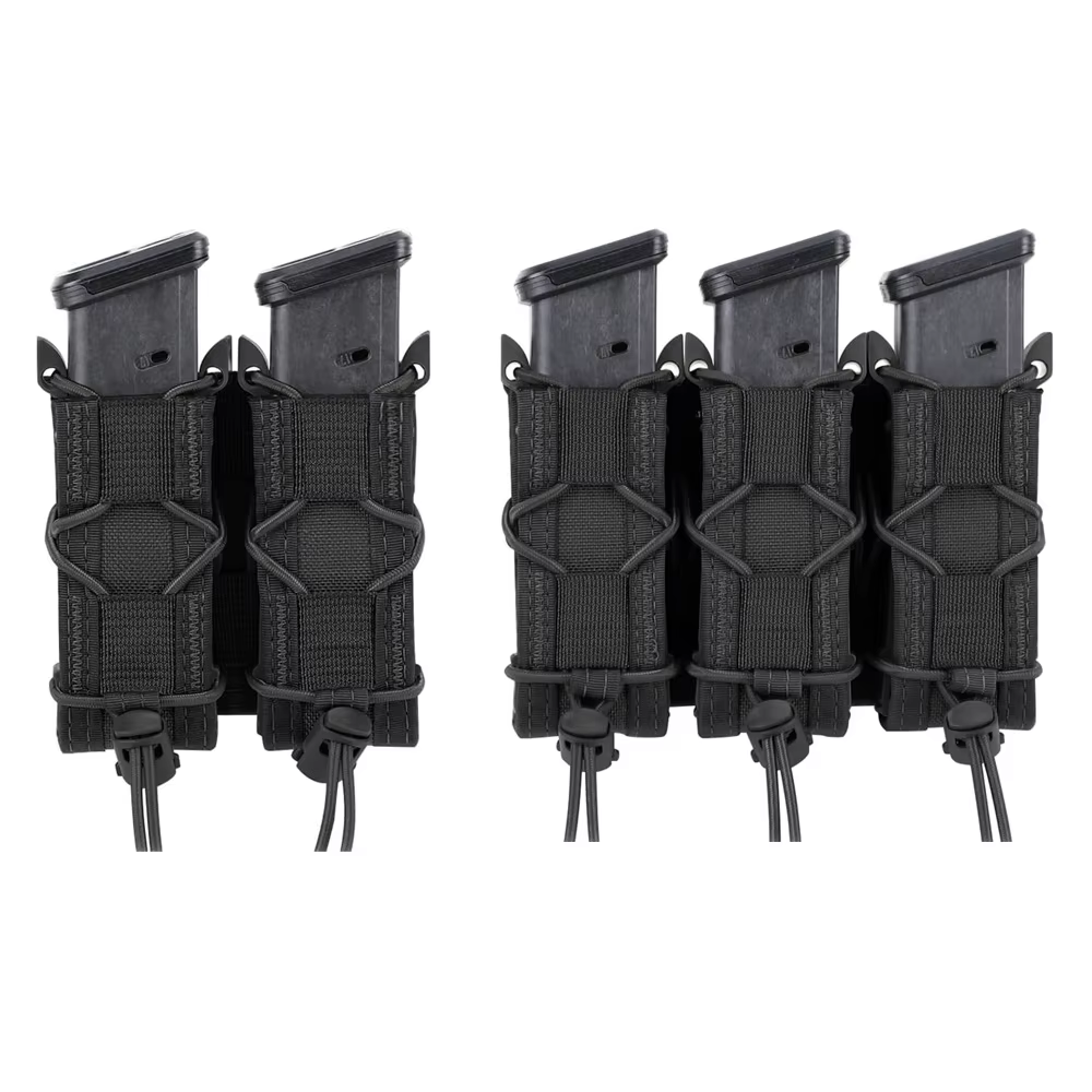 Fundas MOLLE portacargadores 9mm doble con porta