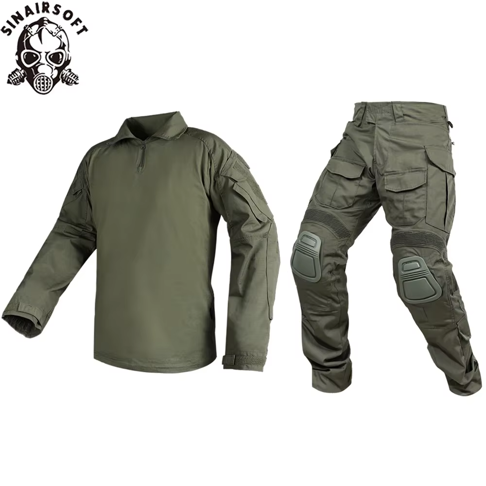 SINAIRSOFT G3 Uniforme Táctico BDU Camuflaje Algodón Poliéster Hombre - imagen 5