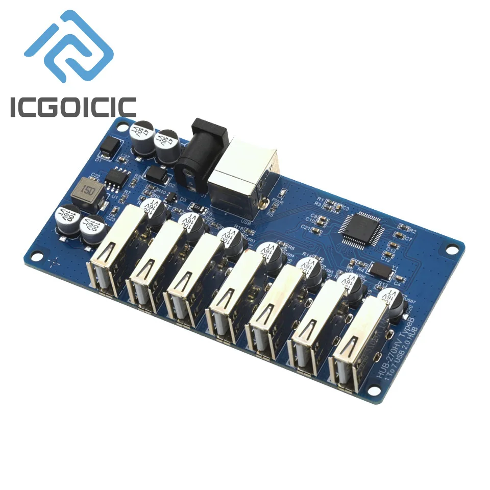 Hub USB 2.0 Raspberry Pi con alimentación externa listo para usar - imagen 5