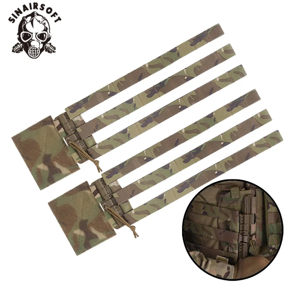Chaleco Táctico SINAIRSOFT MOLLE Ajustable Tres Piezas con Cinturón - imagen 2