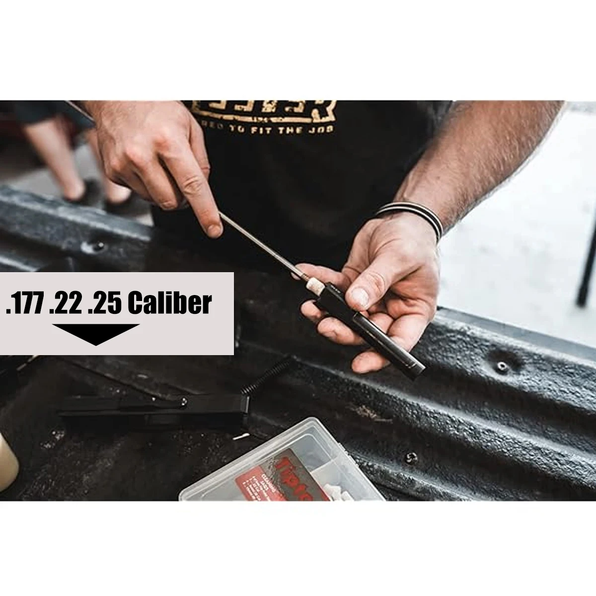 Kit limpieza calibres .177, .22 y .25 con perlas de fieltro - imagen 5