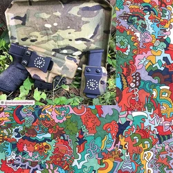Funda para cuchillo KYDEX camuflaje pirata termoformada