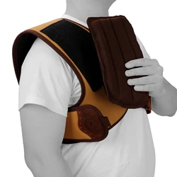 Tourbon protector acolchado hombros – Reductor recoil lona para escopeta