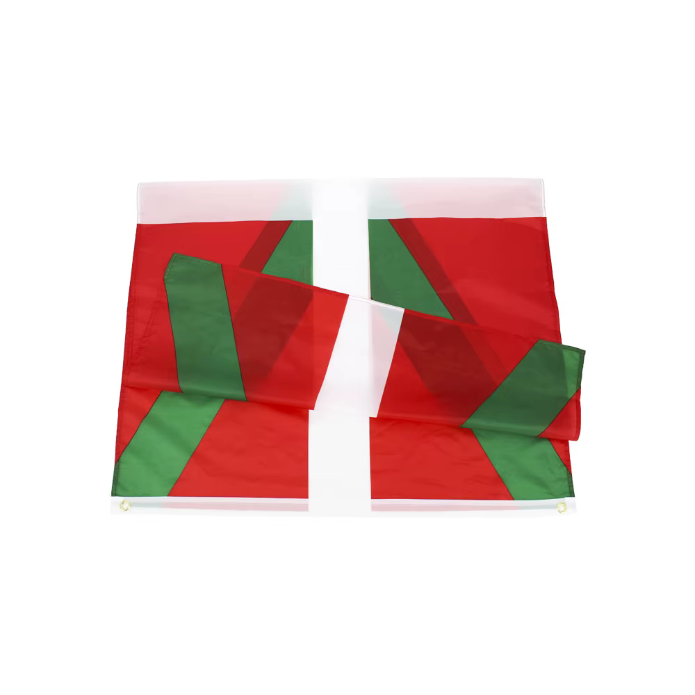 FLAGLINK Bandera Euskal Herria Vasca bordada para decoración hogar y eventos - imagen 4