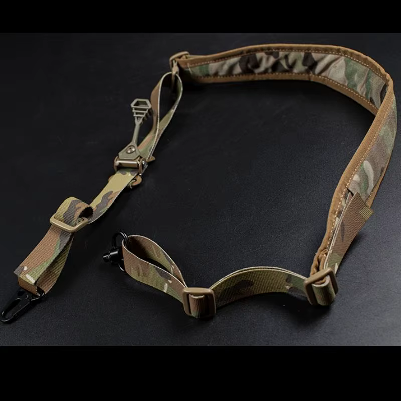 Eslinga táctica dos puntos Ferro – Correa acolchada para rifle M4 AK - imagen 2