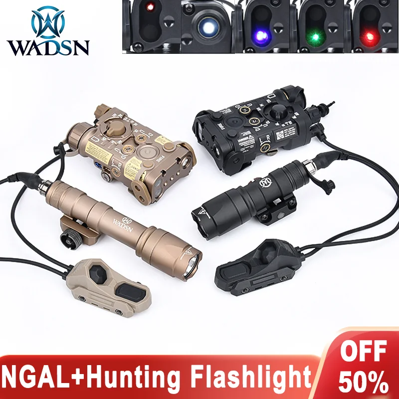 WADSN SureFire Linterna Táctica LED Infrarroja Multicolor - imagen 5