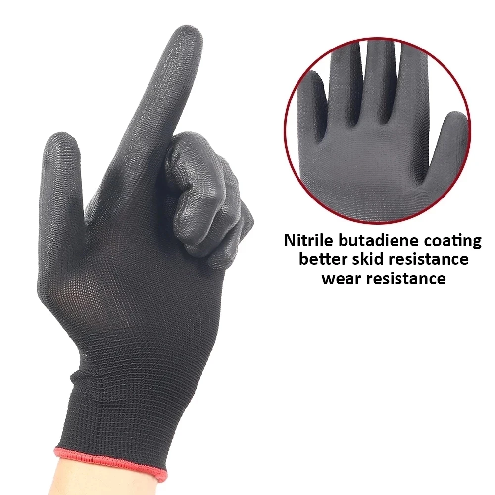 Guantes de trabajo PU recubiertos de palma nailon – Mantenimiento - imagen 5