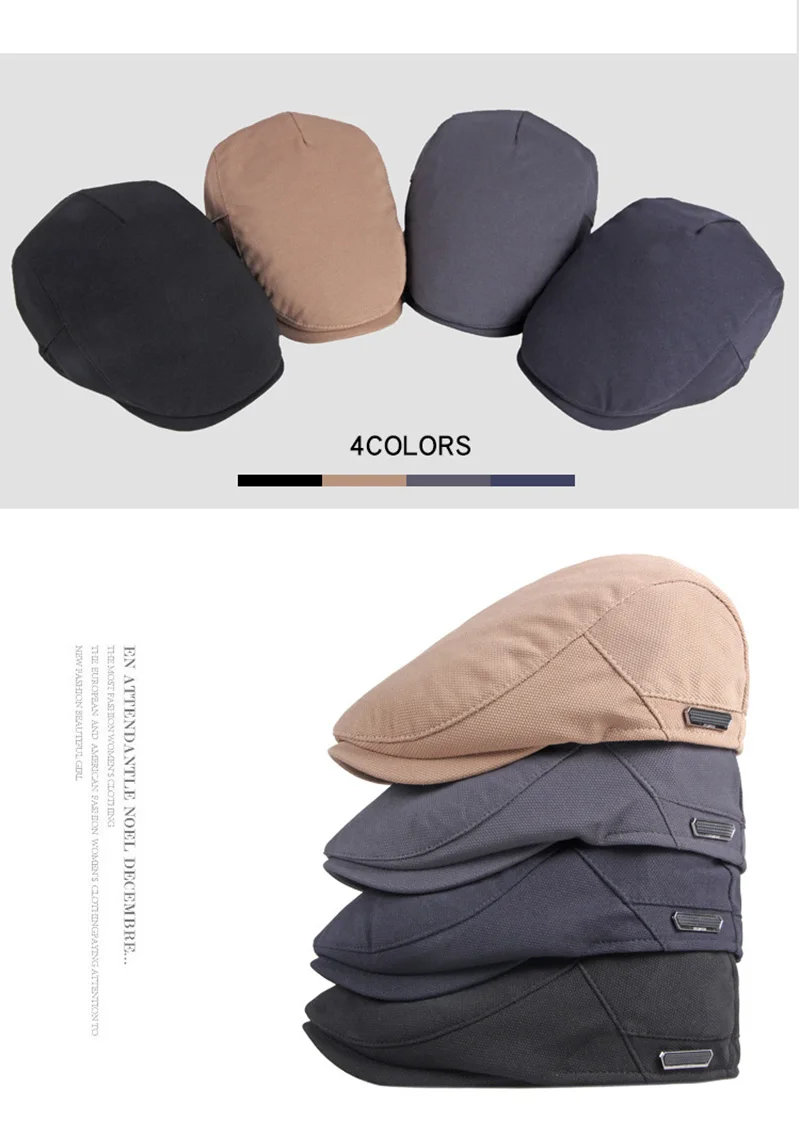 Vista lateral de la gorra plana con visera