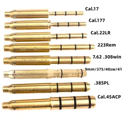 Calibrador laser de punto rojo para calibres 9mm, .22LR, .223, .45ACP