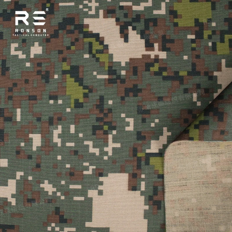 Tela camuflaje táctico NIR impermeable granito ROK NYCO - imagen 2