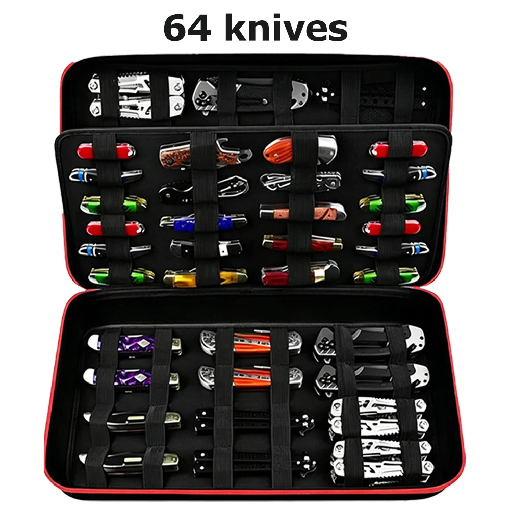 Estuche organizador para cuchillos plegables y herramientas de corte