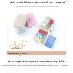 Botiquín pastillero ecológico con paja de trigo sellado