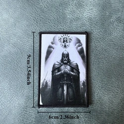 Parche Táctico Religioso Caballero Medieval Jesús – Insignia con Gancho y Bucle