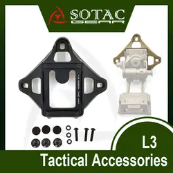 SOTAC Adaptador Anillo Montaje Casco NVG 3 orificios