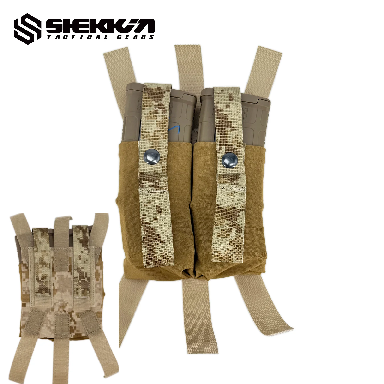 DG Tactical AOR1 porta-cargadores estilo CP con MOLLE para munición - imagen 5