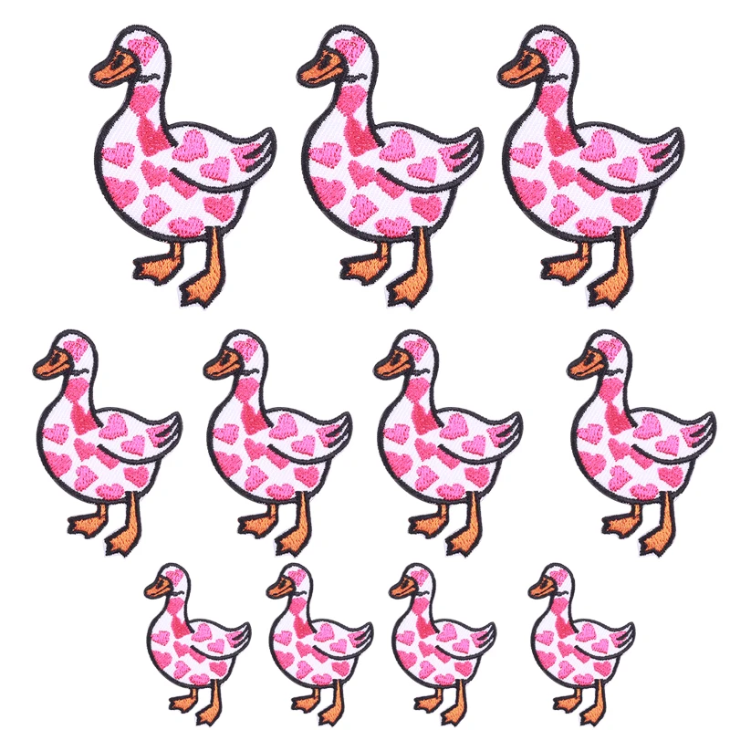 Parche bordado pato termoadhesivo – Para planchar en chaqueta o ropa - imagen 2