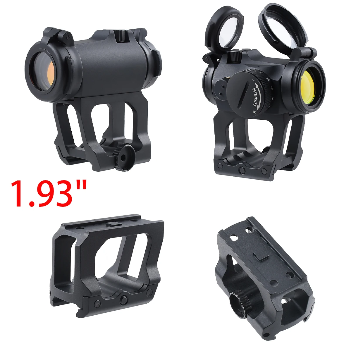 Base elevadora táctica QD para mira réflex en riel Picatinny - imagen 5
