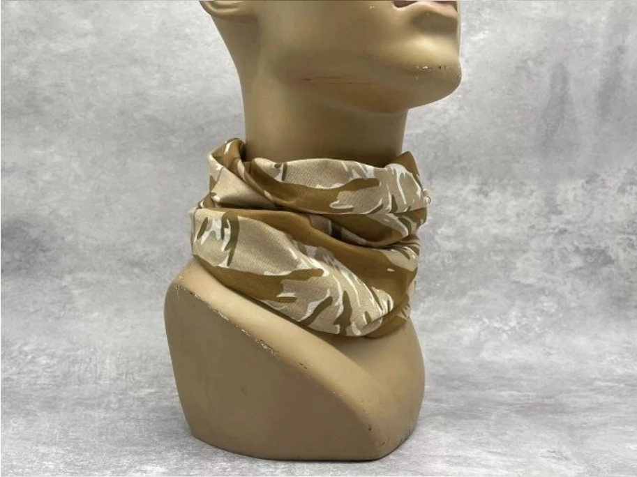 Gorra táctica Desert Tiger Stripe con mascarilla de malla para cuello - imagen 4