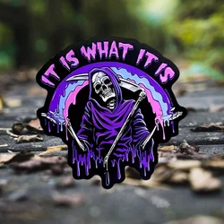 Parche táctico calavera Halloween - Gancho y bucle