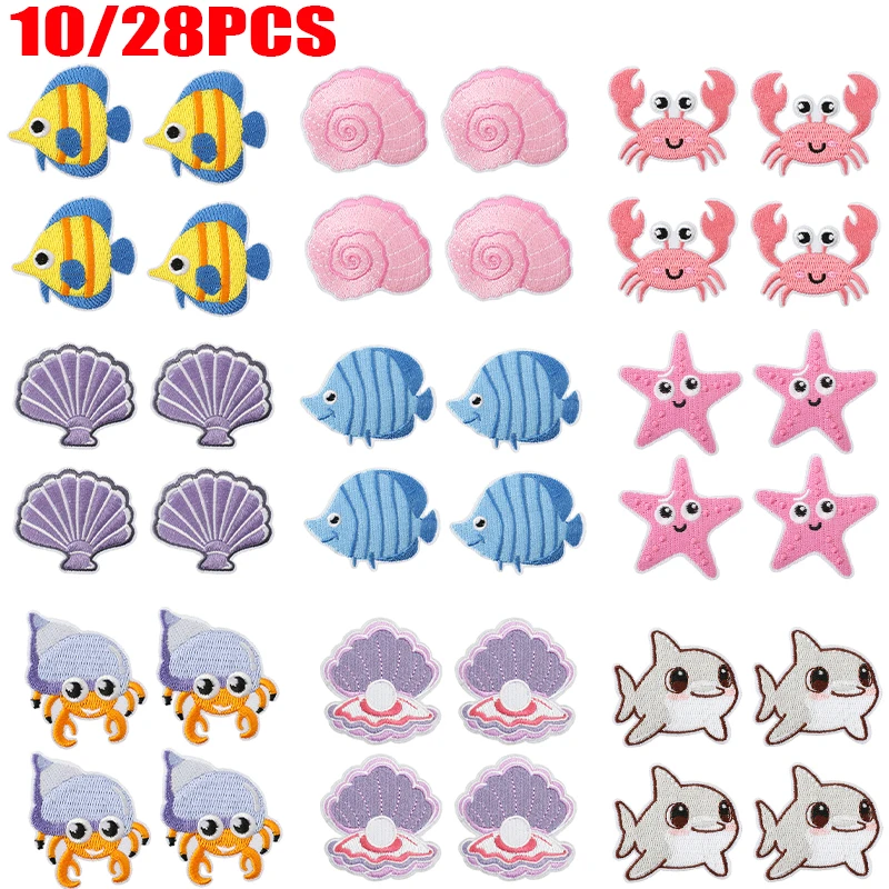 Parche bordado termoadhesivo motivos oceánicos – para coser - imagen 2