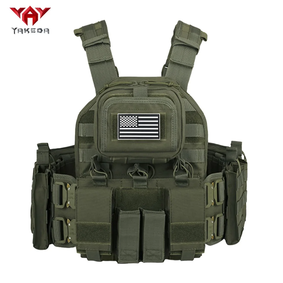 YAKEDA chaleco MOLLE multifuncional para exteriores con hebilla