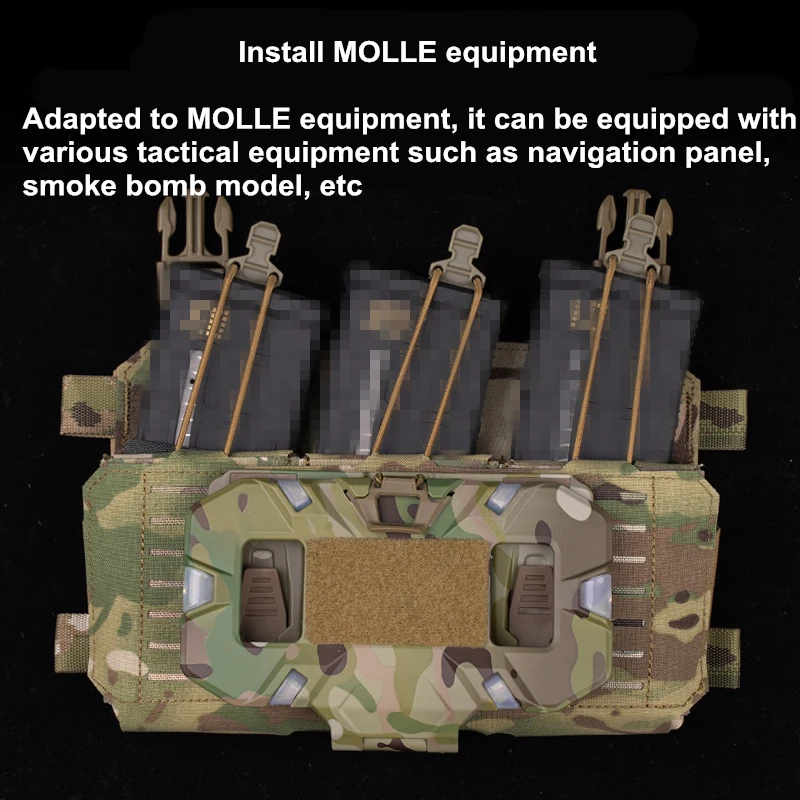 Parche MOLLE multiusos para chaleco táctico – Portacargadores M4 - imagen 4