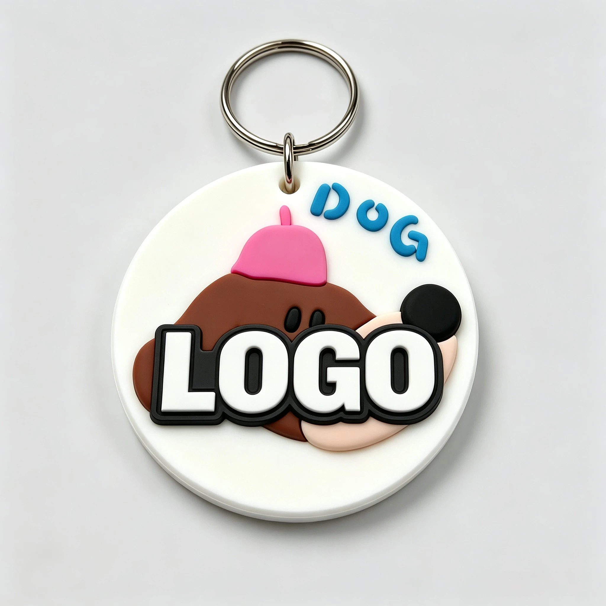 Llavero PVC personalizable – Tag para llaves, equipaje y oficina - imagen 4
