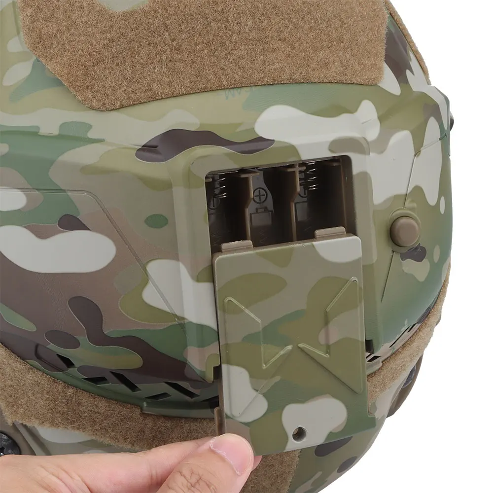 Casco táctico airsoft con casco y diadema integrada protectora completo - imagen 5