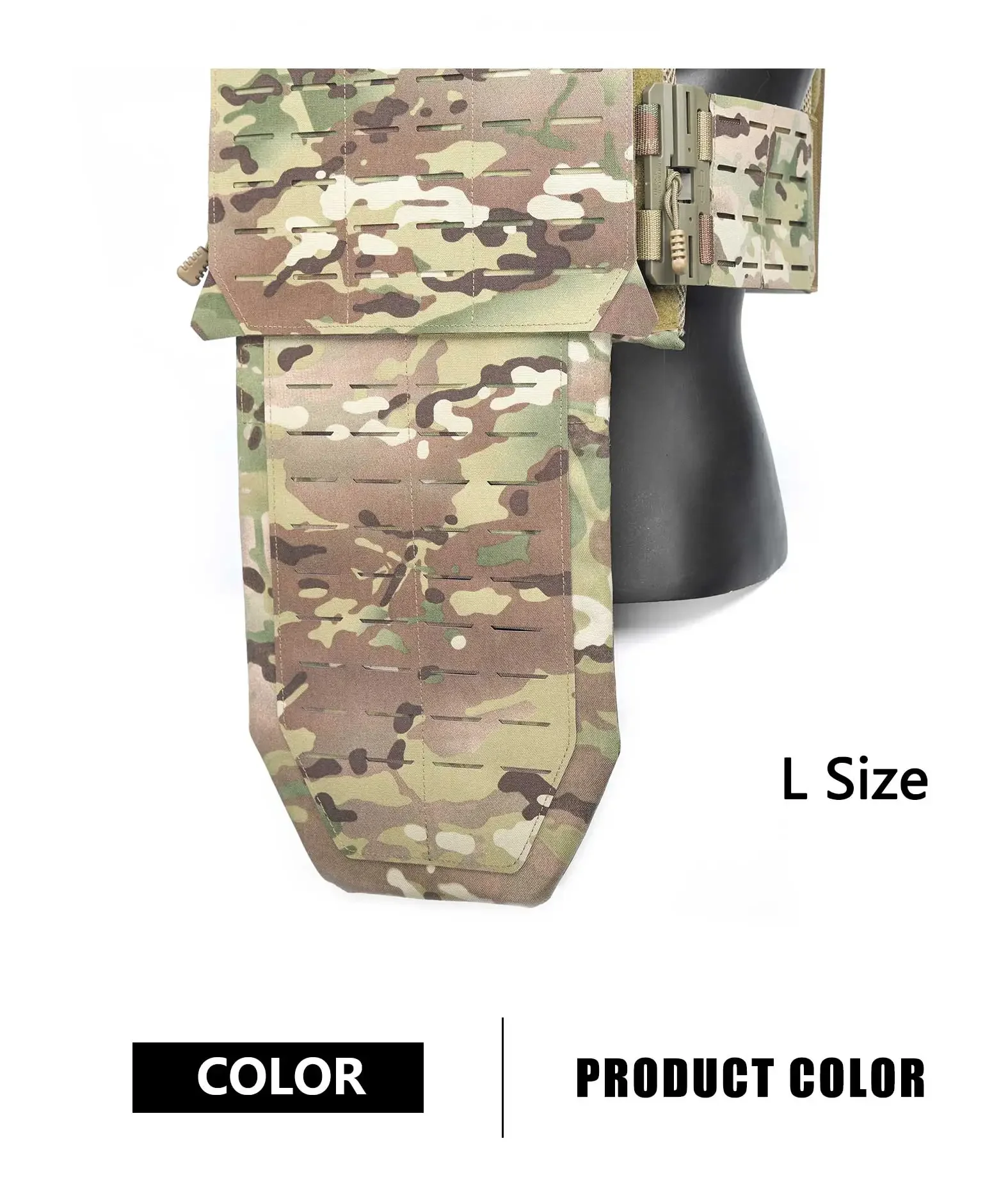 Protección ingle táctica con entrepierna plisada chaleco hombre - imagen 3