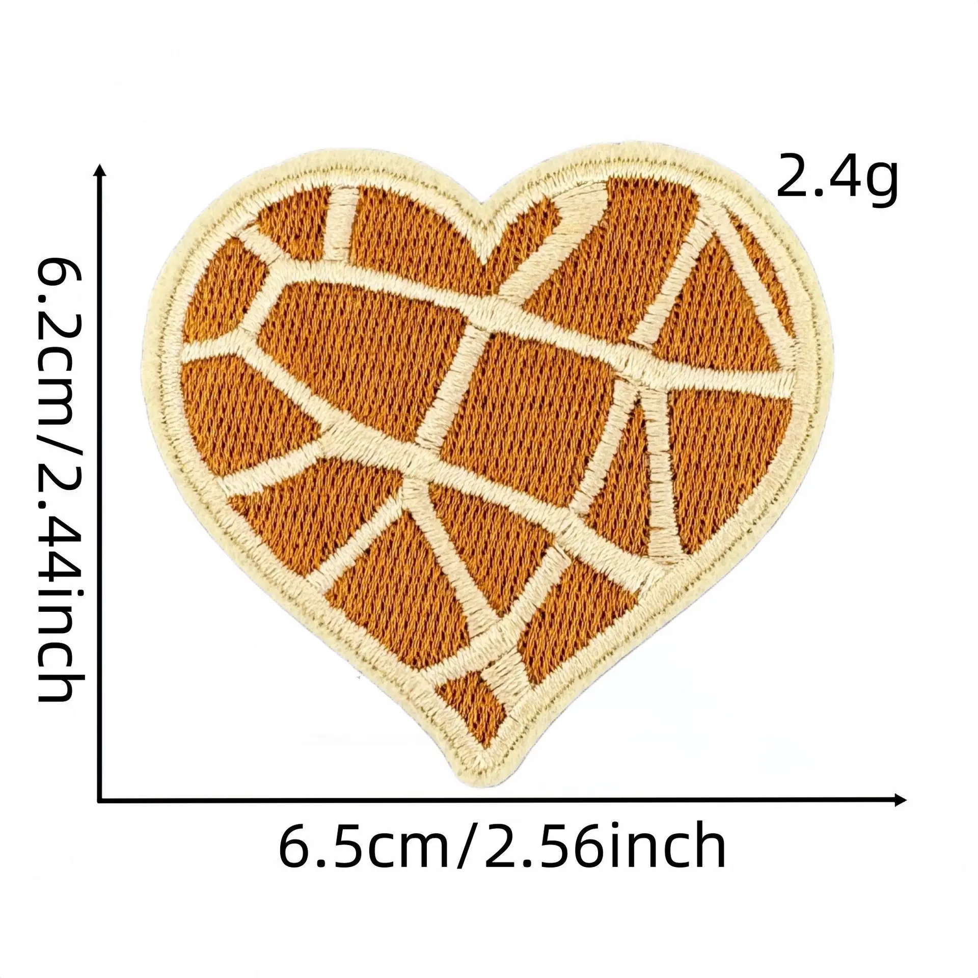 Parche táctico corazón estrella leopardo – Velcro o coser - imagen 4