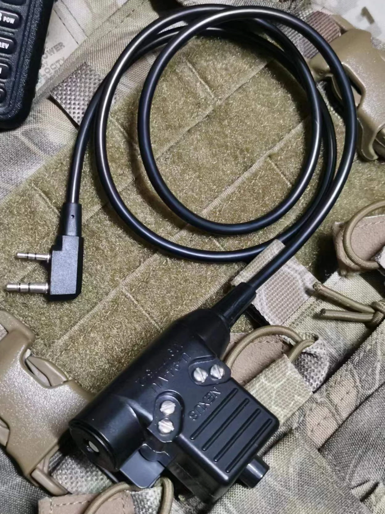U94 Black conmutador PTT de transmisión para emisoras - imagen 4