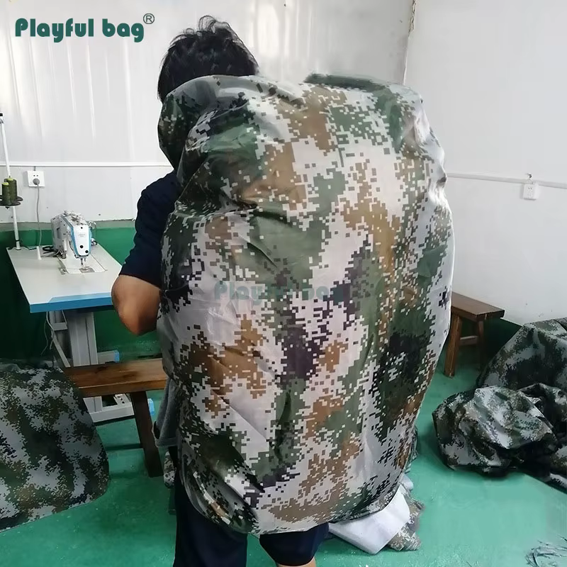 Cubierta impermeable para mochila 75L – Camuflaje woodland - imagen 4