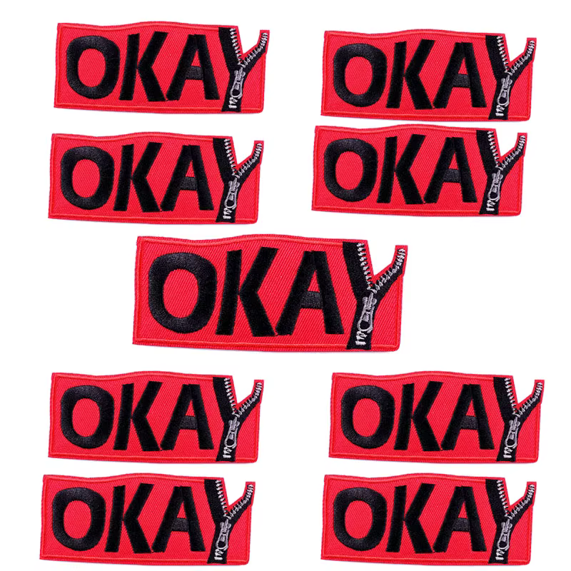 Parche bordado letras personalizadas para ropa táctica - imagen 3