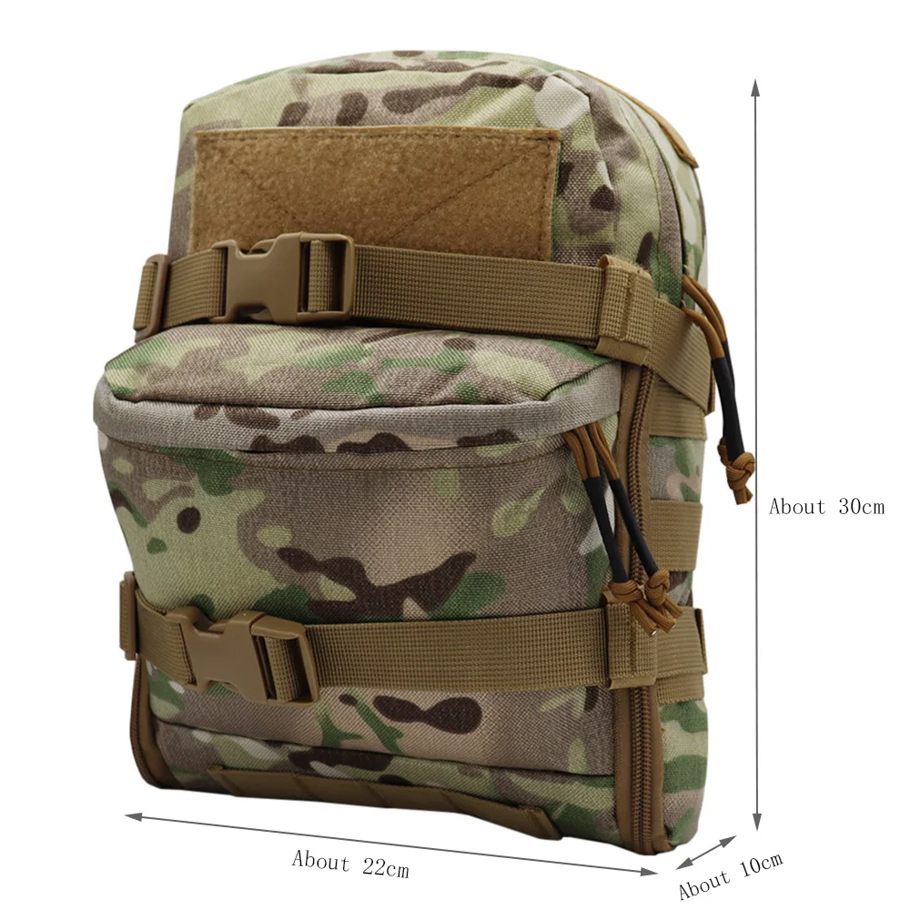 Fwoyonze bolsa hidratación táctica mini MOLLE para chaleco airsoft - imagen 4