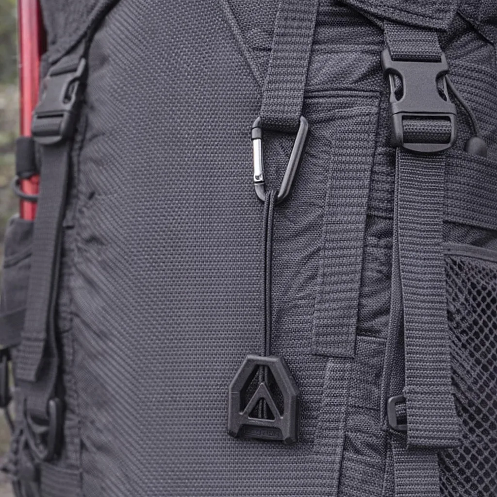 Cremallera táctica luminosa con tirador de cuerda y funda TPU - imagen 3