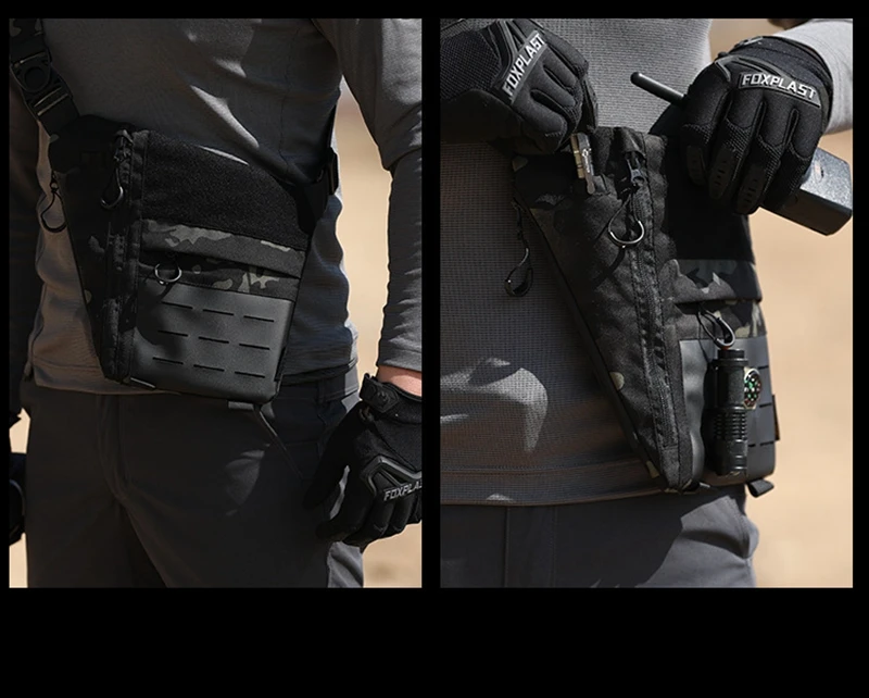 Mochila táctica cruzada compacta de caza para senderismo y ciclismo - imagen 4
