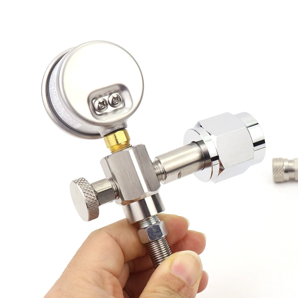 Adaptador carga CGA347 con manómetro para botella SCBA - imagen 3