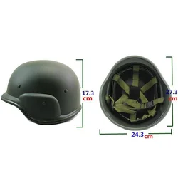 Casco táctico M88 de ABS con espuma viscoelástica para entrenamiento
