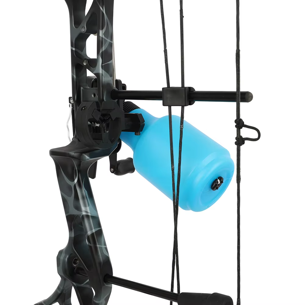 Carrete de pesca arco de cuerda ABS con cable para pescar - imagen 4