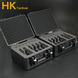 Estuche rígido para pistola Glock y 1911, maleta táctica segura