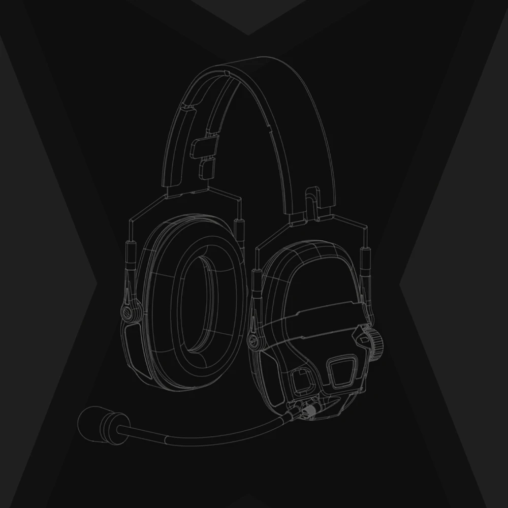 Auriculares tácticos AMP y diseño de protección