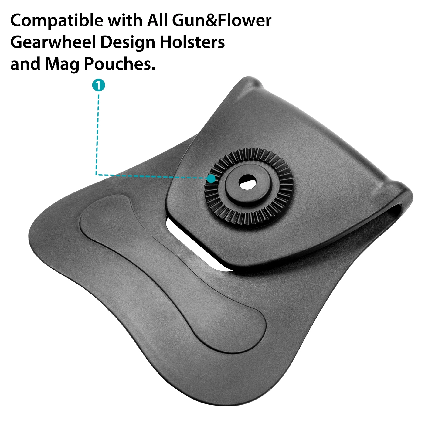 Funda Silicona Pistola Gunflower para Cinturón Táctico MOLLE - imagen 5