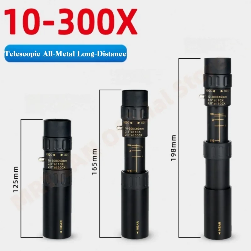 Monocular HD 4K zoom potente con prismas BAK4 para caza - imagen 3
