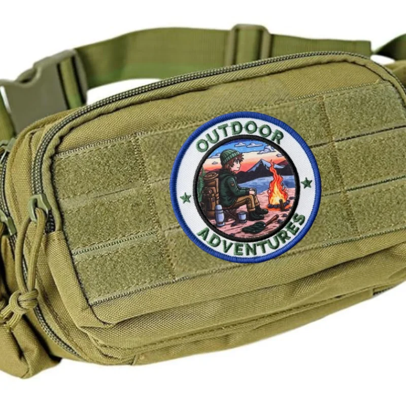 Parche táctico Velcro gancho y bucle para ropa o mochilas - imagen 2