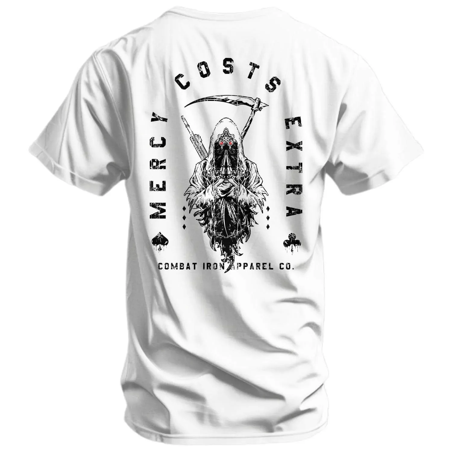 Mercy Costs Extra camiseta militar Combat Iron de algodón para hombre - imagen 3