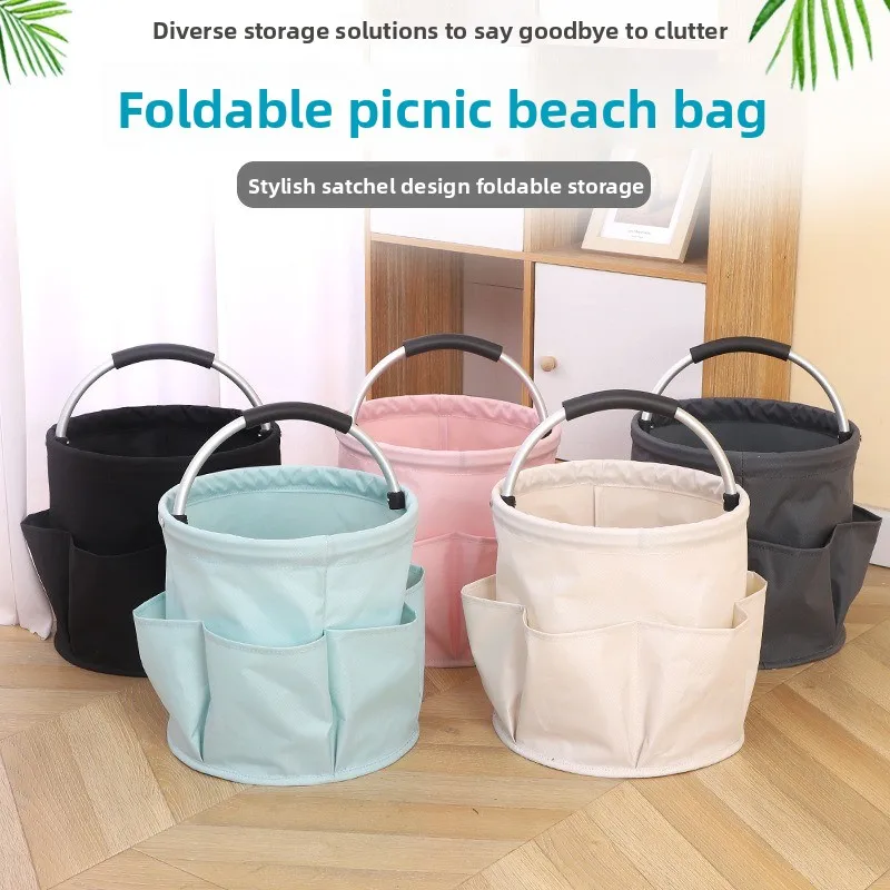 Cesta plegable para picnic y playa